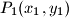 P_1(x_1,y_1)