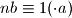 nb \equiv 1 ( \cdot a )
