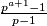 \frac{p^{a+1}-1}{p-1}