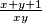 \frac{x + y + 1}{xy}