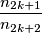 \frac {n_{2k + 1}}{n_{2k + 2}}