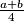 \frac{a+b}{4}