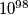 10^{98}