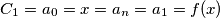 C_{1}=a_{0}=x=a_{n}=a_{1}=f(x)