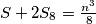 S + 2S_8 = \frac{n^3}{8}