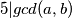 5|gcd(a,b)