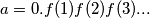 a = 0.f (1)f(2)f(3) . . .