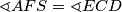 \sphericalangle{AFS}=\sphericalangle{ECD}