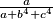 \frac{a}{a+b^4+c^4}