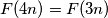 F(4n) = F(3n)