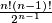 \frac{n!\left(n-1\right)!}{2^{n-1}}
