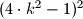 (4 \cdot k^2 - 1)^2