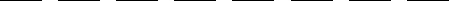 \setlength{\unitlength}{5pt}
\begin {picture} (2,3)
\multiput (0,0)(7,0){8}{\line(1,0){5}}

\end {picture}